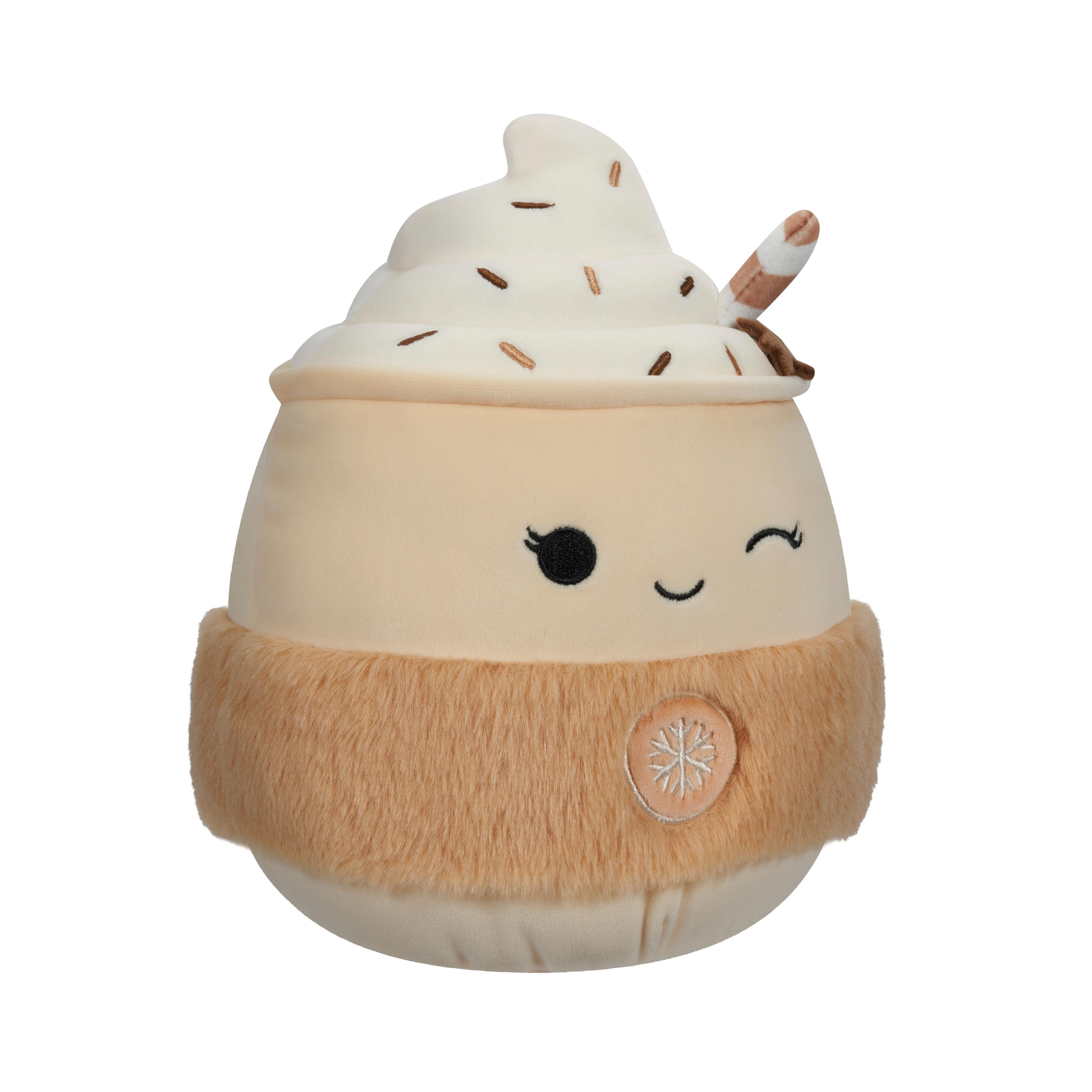 SQUISHMALLOWS 19 CM CHRISTMAS JOYCE EGGNOG W. WHIPPED CREAM-Squishmallow-SweMallow