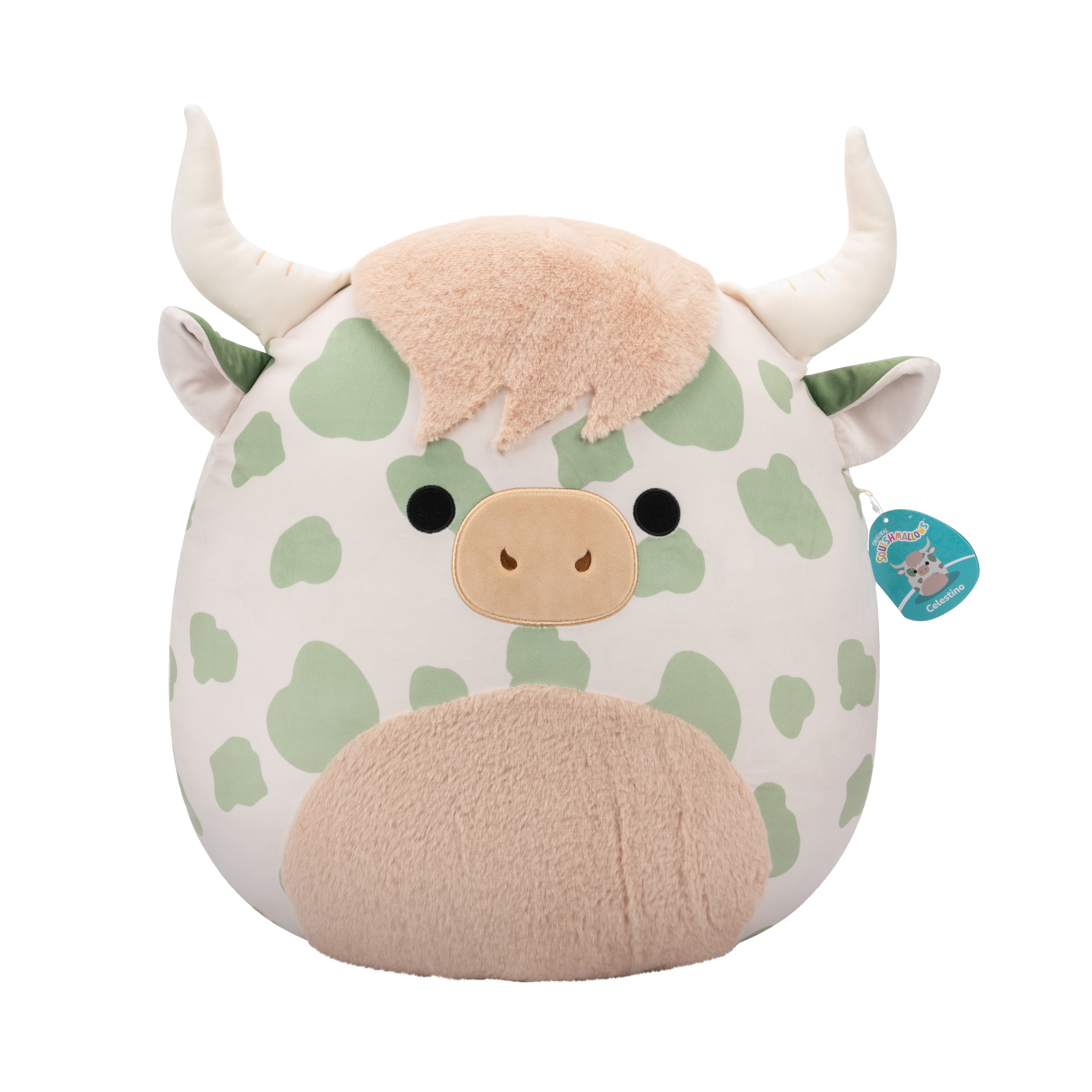 SQUISHMALLOWS 50 CM FUZZ A MALLOWS BUBBA THE COW