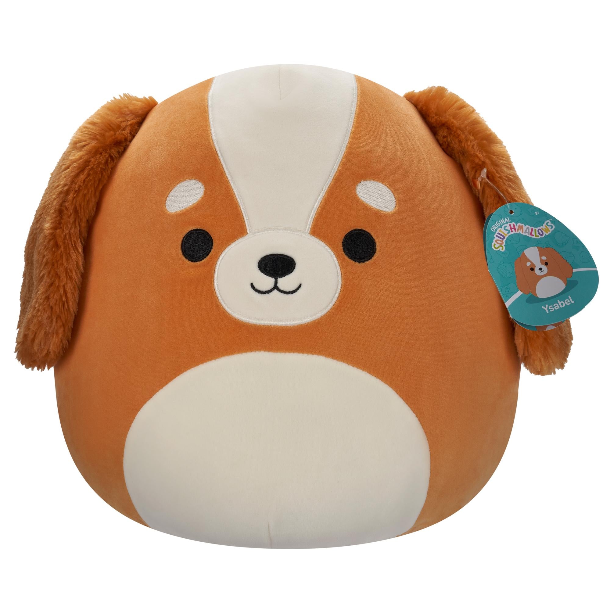 Squishmallow 30 Cm Ysabel Spaniel Dog