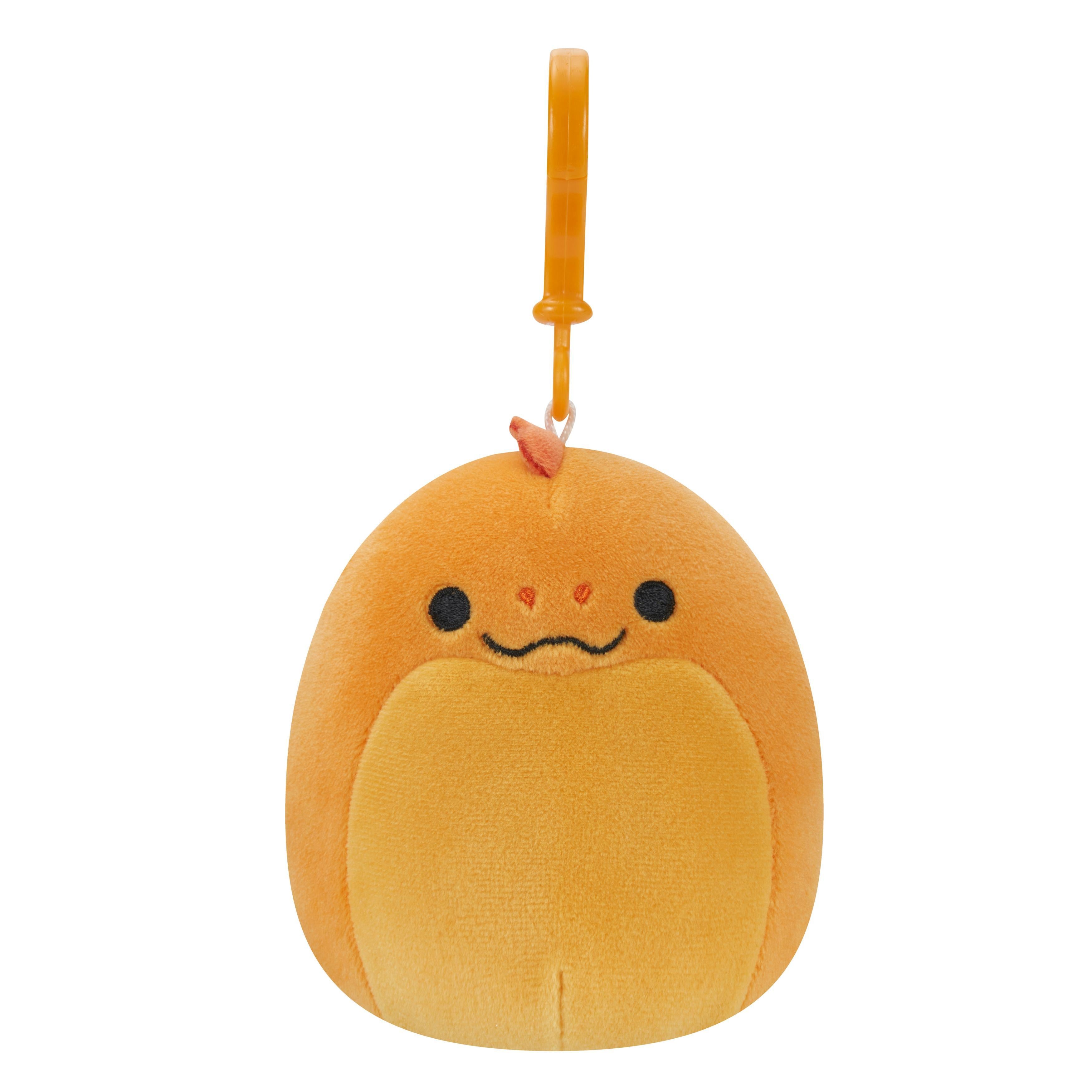 SQUISHMALLOWS CLIP-ON ONEL THE ORANGE EEL 9 CM-Squishmallow-SweMallow