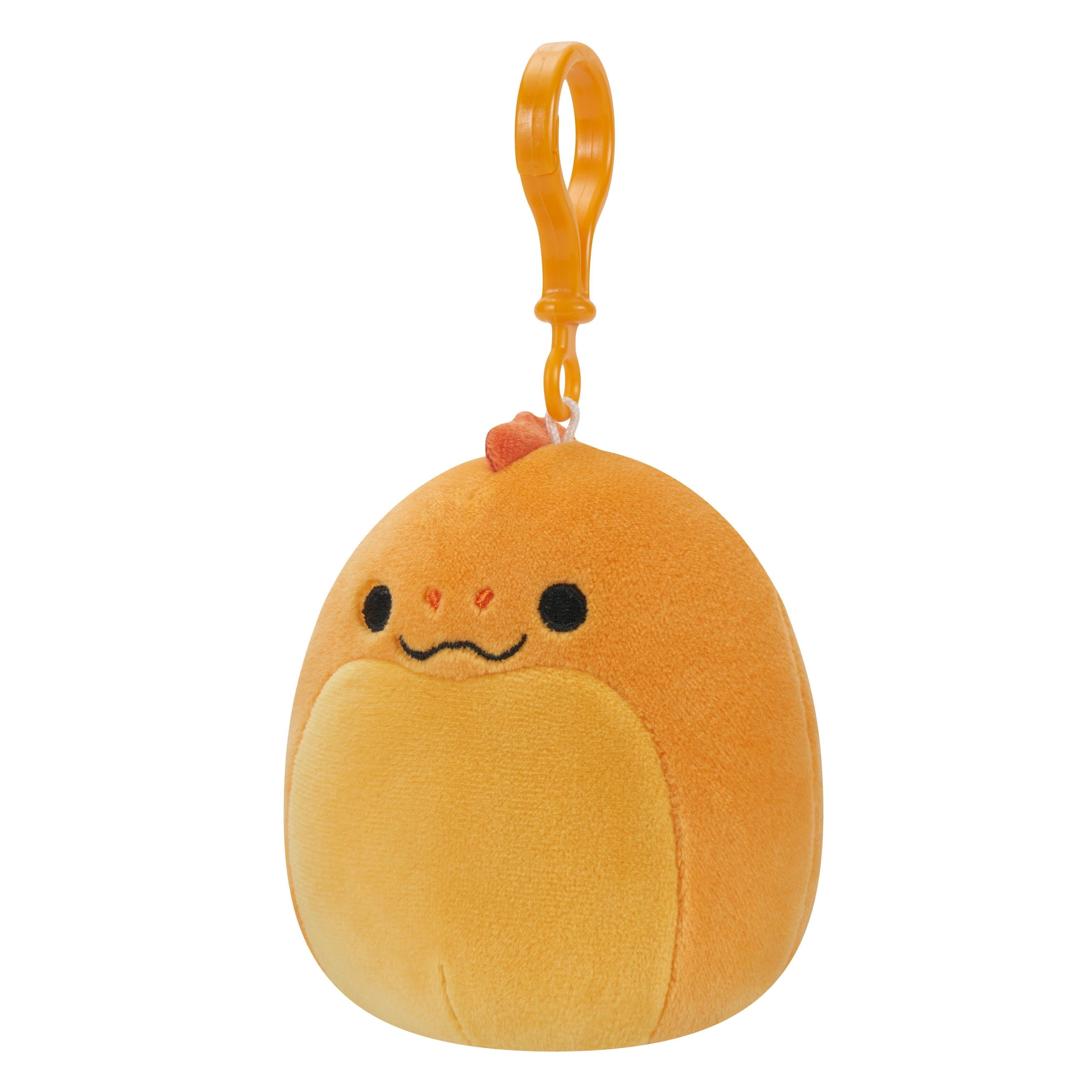 SQUISHMALLOWS CLIP-ON ONEL THE ORANGE EEL 9 CM-Squishmallow-SweMallow