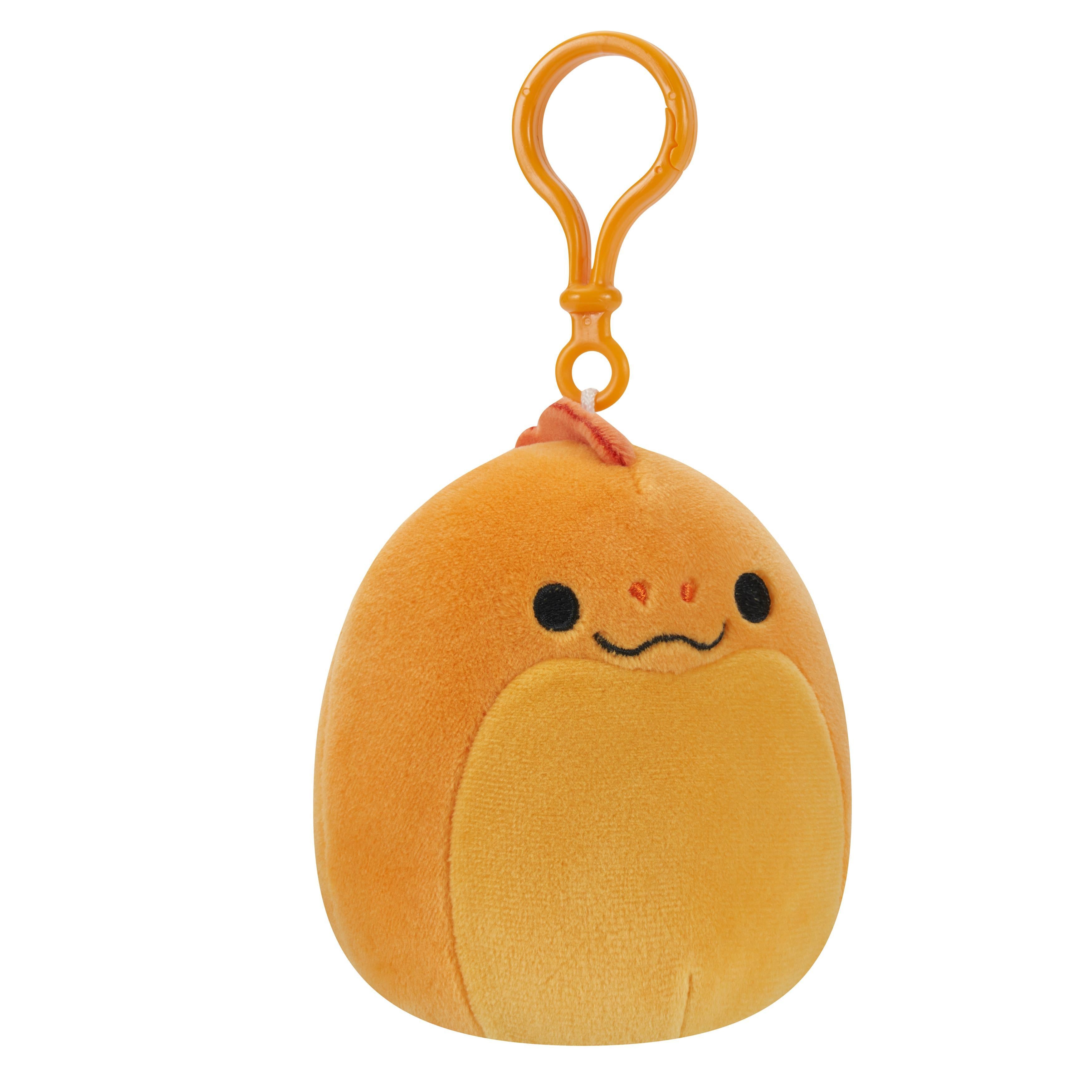 SQUISHMALLOWS CLIP-ON ONEL THE ORANGE EEL 9 CM-Squishmallow-SweMallow