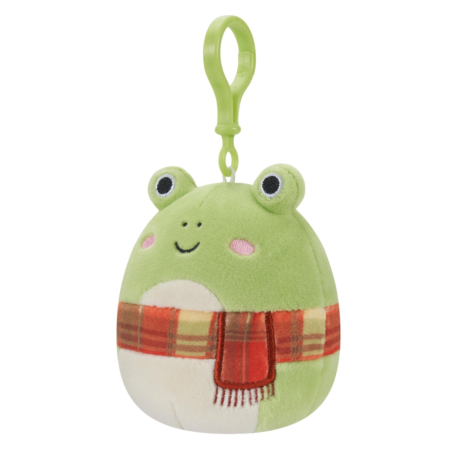 SQUISHMALLOWS CLIP-ON WENDY THE FROG WITH SCARF 9 CM-Squishmallow-SweMallow
