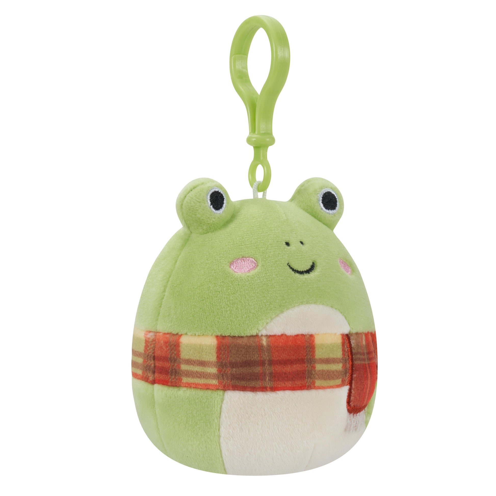 SQUISHMALLOWS CLIP-ON WENDY THE FROG WITH SCARF 9 CM-Squishmallow-SweMallow