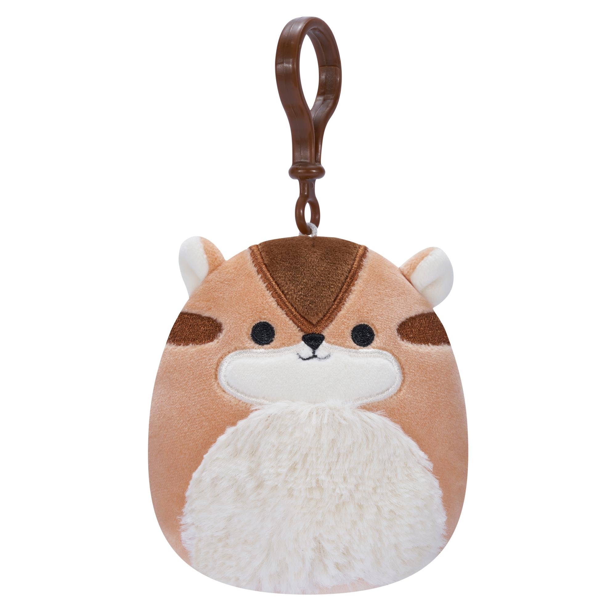 SQUISHMALLOWS CLIP-ON MELZIE THE CHIPMUNK 9 CM-Squishmallow-SweMallow