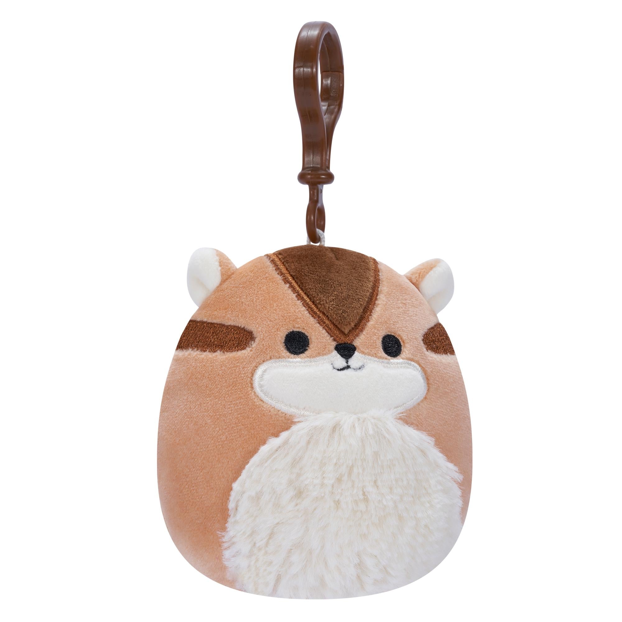 SQUISHMALLOWS CLIP-ON MELZIE THE CHIPMUNK 9 CM-Squishmallow-SweMallow