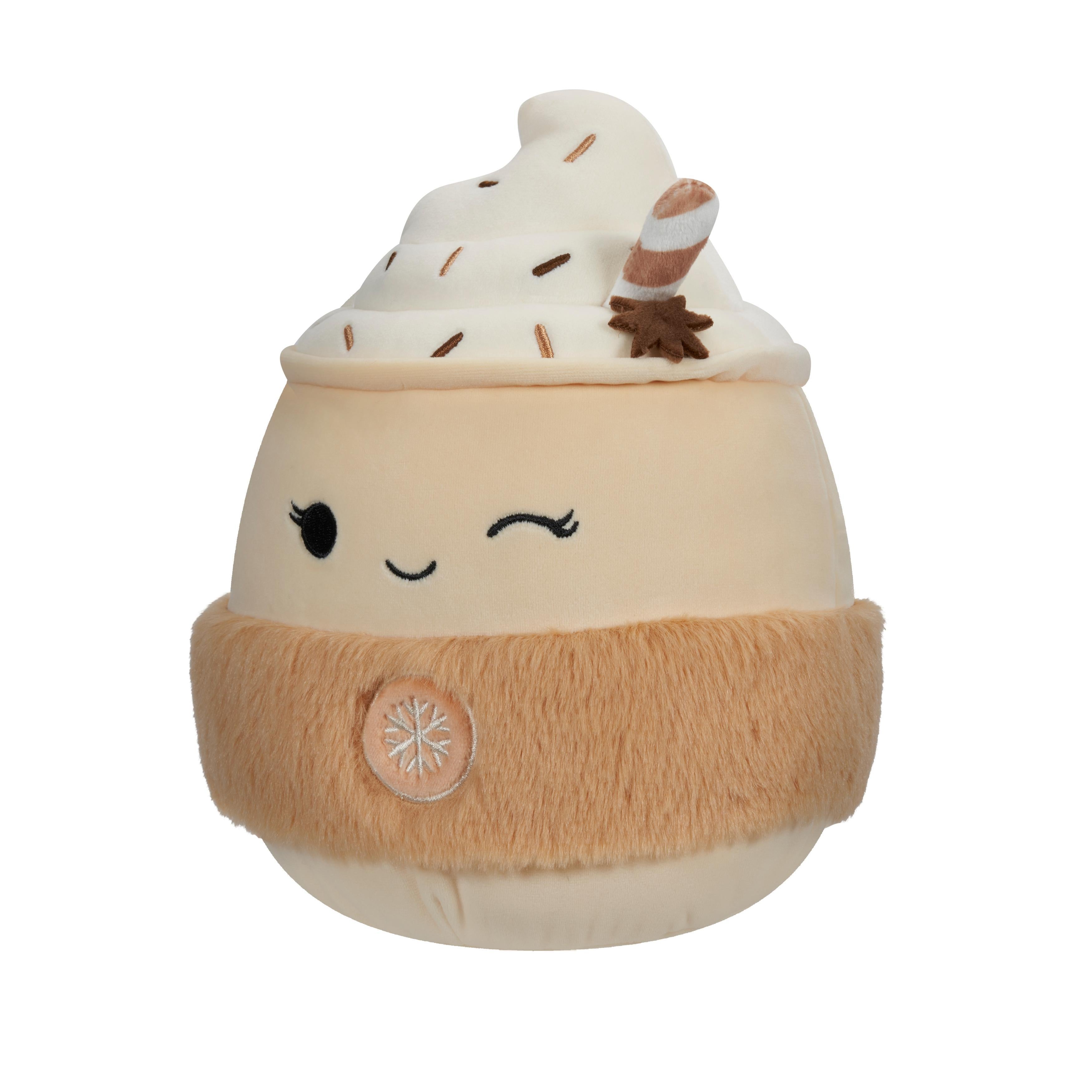 SQUISHMALLOWS 19 CM CHRISTMAS JOYCE EGGNOG W. WHIPPED CREAM-Squishmallow-SweMallow