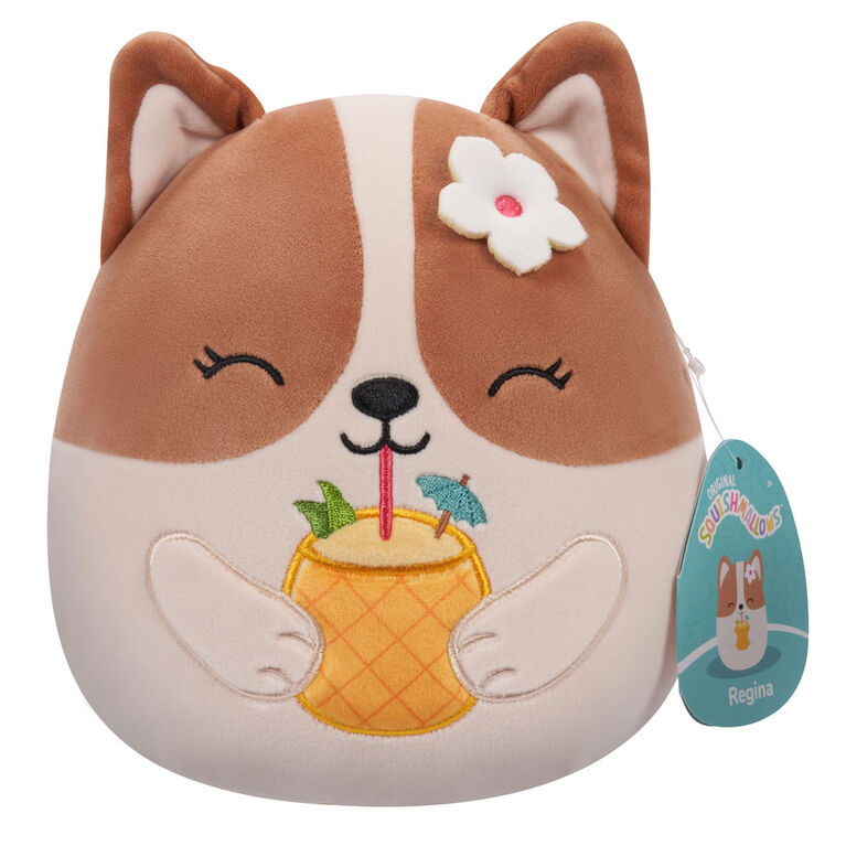 Squishmallow 19 Cm Regina The Corgi