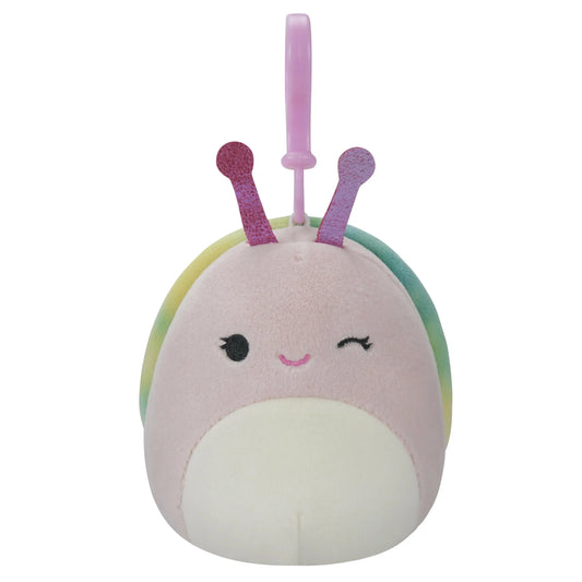 SQUISHMALLOWS CLIP-ON SILVINA THE WINKING SNAIL 9 CM-Squishmallow-SweMallow