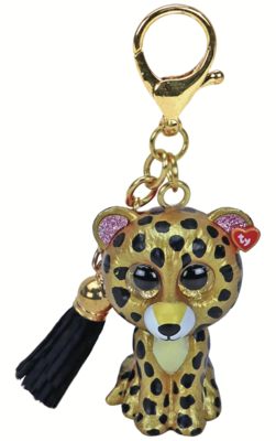 TY Mini Boos Clip-On Sterling The Leopard