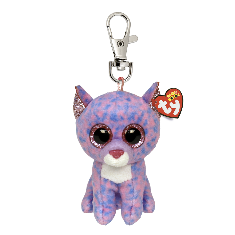 TY Beanie Boos Clip-On Cassidy The Lavender Cat