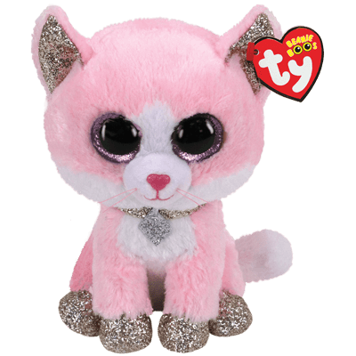 TY Beanie Boos Fiona The Pink Cat Medium