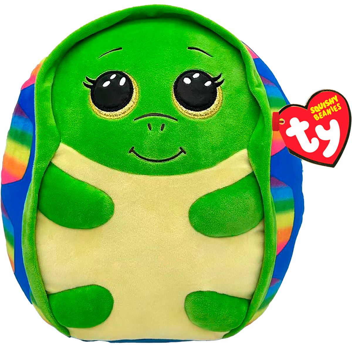 TY Squishy Beanies Shrugs The Rainbow Turtle 25 Cm