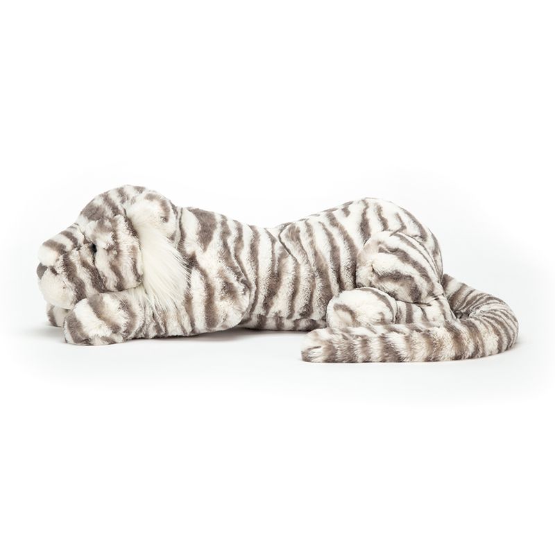 Jellycat - Sacha Snow Tiger Little