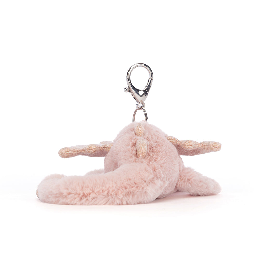 Jellycat - Rose Dragon Bag Charm