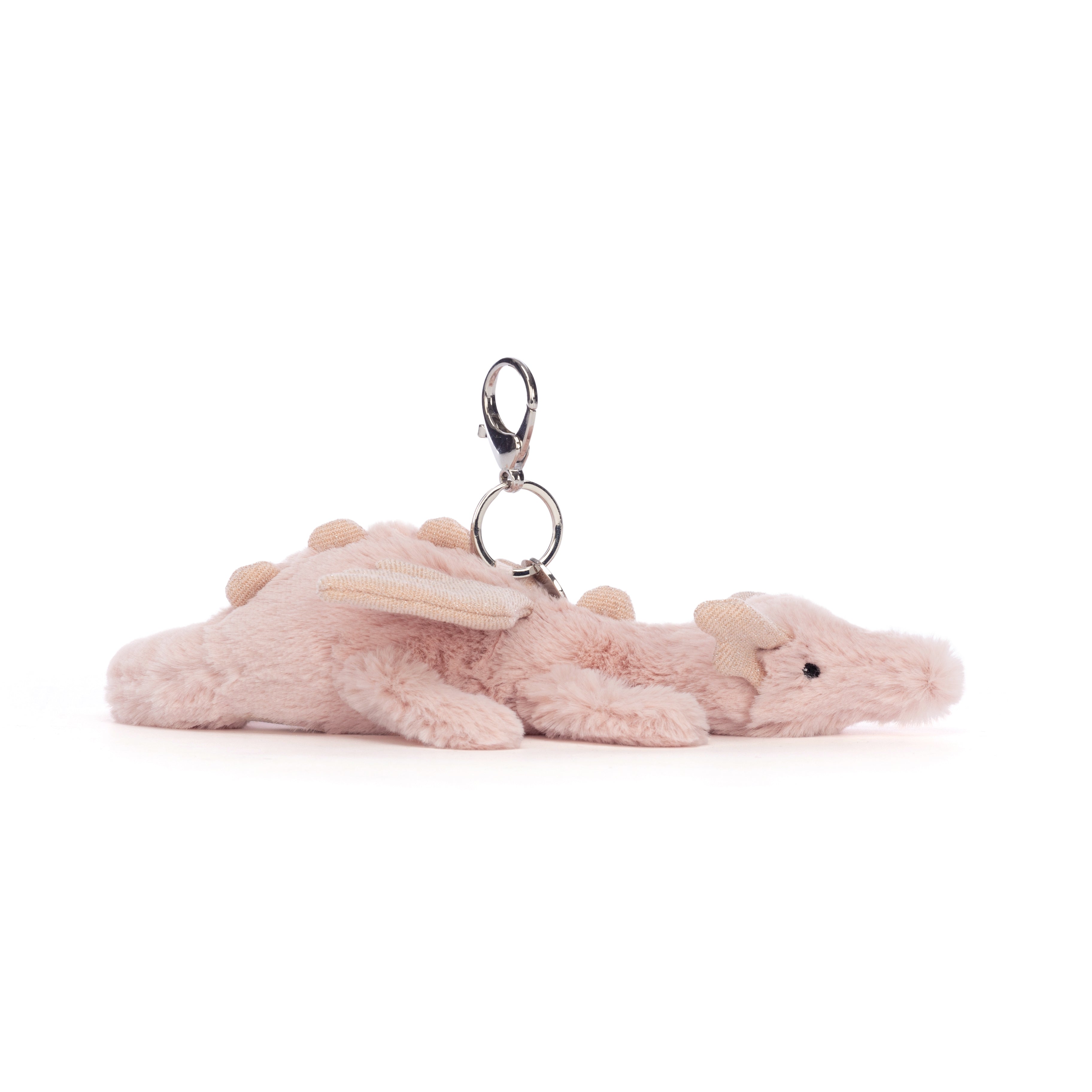 Jellycat - Rose Dragon Bag Charm