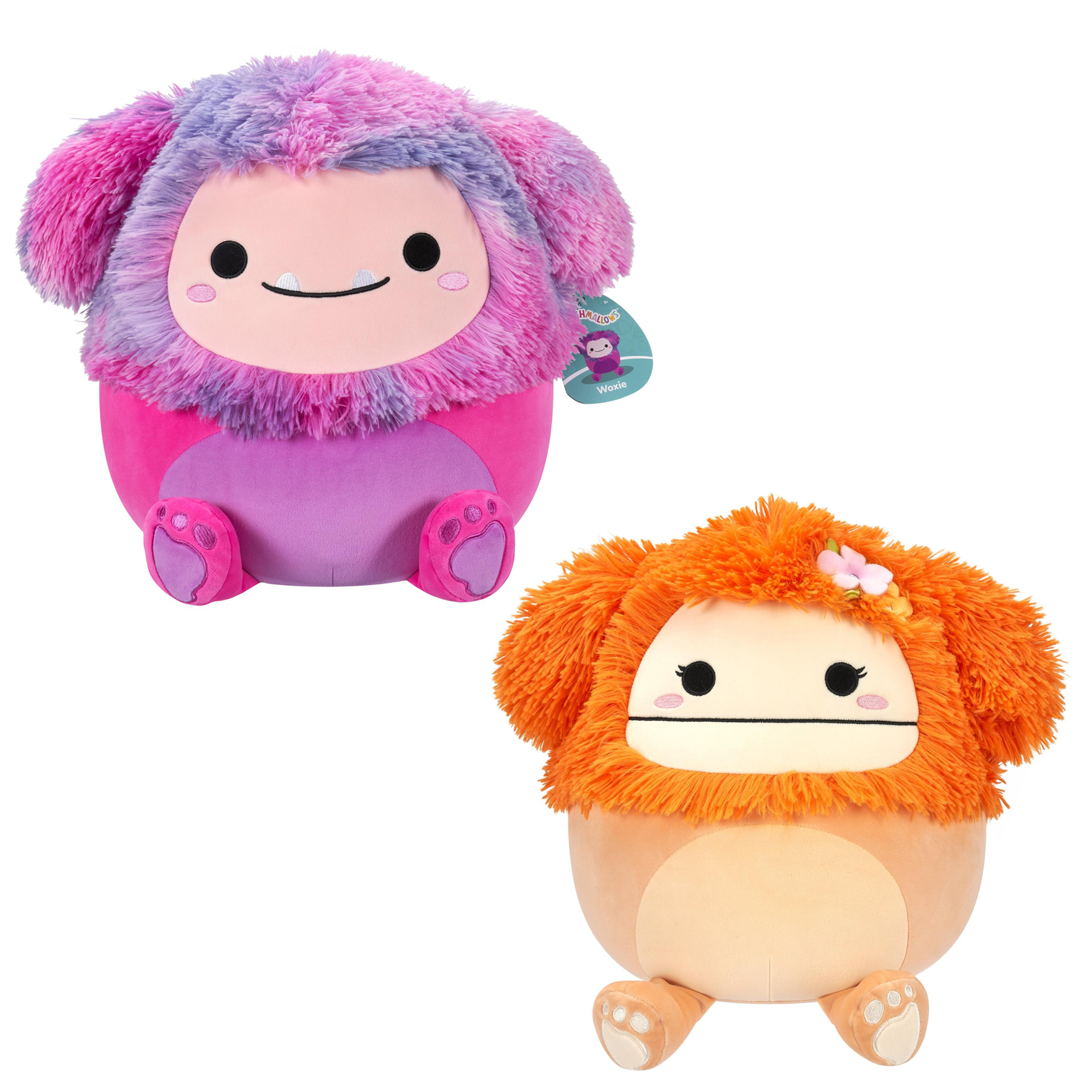 Squishmallow 30 Cm Shasta & Woxie Bigfoot 2-Pack